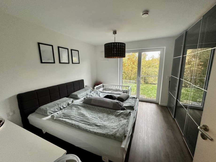 Schlafzimmer Erdgeschosswohnung Bergkirchen