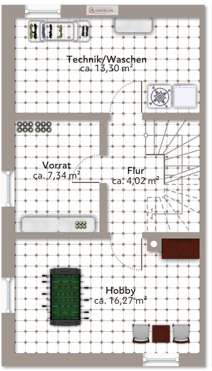 Grundriss KG Hausnummer 14 Doppelhaush�lfte Eichenau