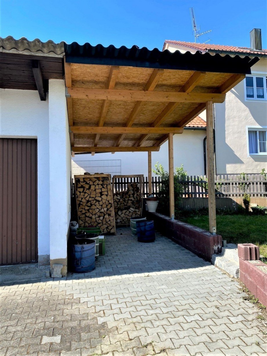 Carport Einfamilienhaus Erdweg
