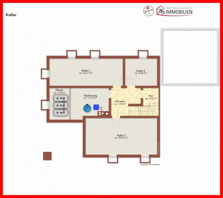 KG - unm�bliert Einfamilienhaus We�ling