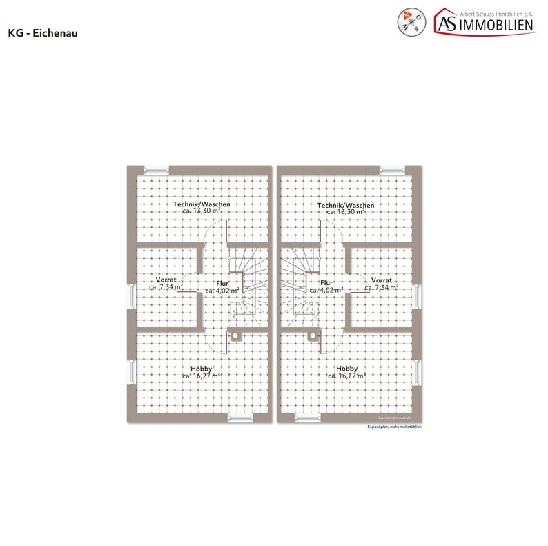 Grundriss KG Zweifamilienhaus Eichenau